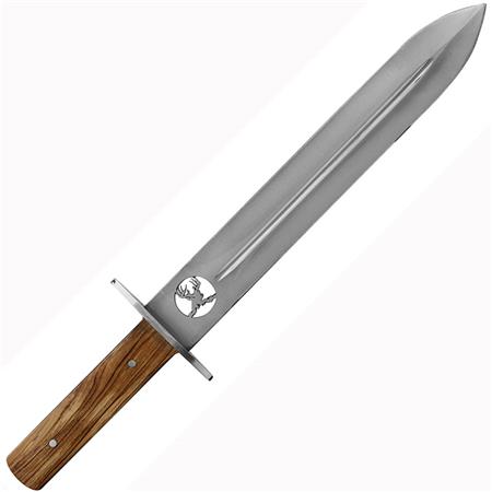 Knife Europ Arm With A Cut-Out Blade Depicting A Stag Head
