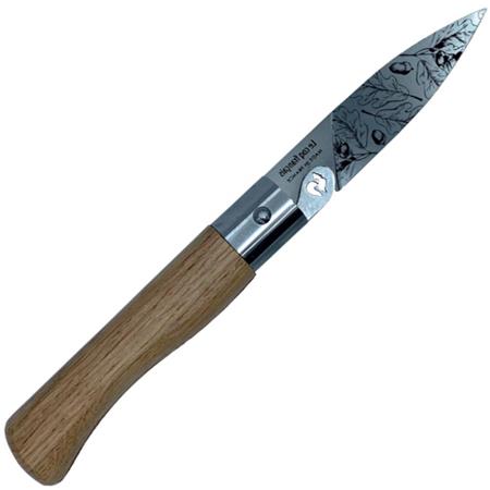 Knife Le Coq Français Chêne Oak Wood
