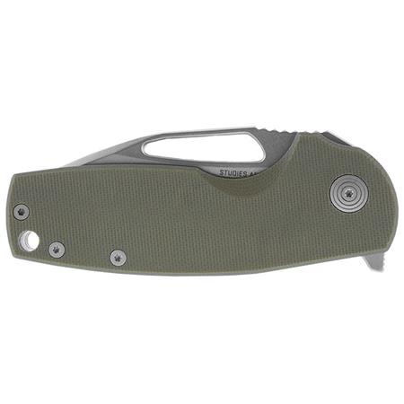 KNIFE SOG STOUT FLK OLIVE