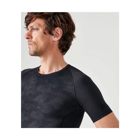 ΚΟΝΤΟΜΆΝΙΚΟ ΑΝΔΡΙΚΌ T-SHIRT DAMART DYNAMIC CLIMATYL - ΜΑΎΡΟ