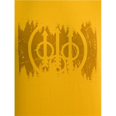 ΚΟΝΤΟΜΆΝΙΚΟ T-SHIRT ΑΝΔΡΙΚΌ BERETTA TRIDENT - ΣΑΦΡΆΝ ΚΊΤΡΙΝΟ