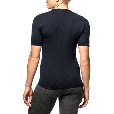 ΚΟΝΤΟΜΆΝΙΚΟ T-SHIRT UNISEX WOOLPOWER TEE 200 - ΜΑΎΡΟ