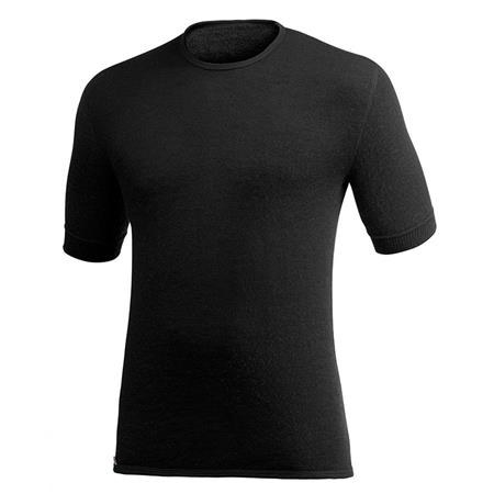 Κοντομάνικο T-Shirt Unisex Woolpower Tee 200 - Μαύρο