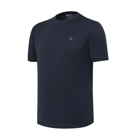 KORTÆRMET HERRE-T-SHIRT BERETTA SET OF 3 CORPORATE TS - BLÅ/SORT/HVID - PAKKE MED 3