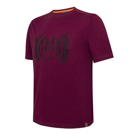 Kortærmet Herre-T-Shirt Beretta Trident - Cordovan Spirit
