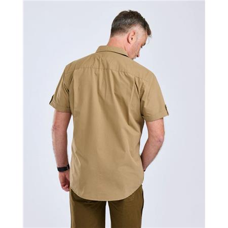 KORTÆRMET HERRESKJORTE PINEWOOD SAFARI S/S - SANDFARVET