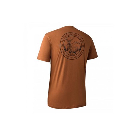 Kortærmet T-Shirt Til Herre Deerhunter Easton - Orange