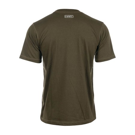 KORTÆRMET T-SHIRT TIL HERRE HART GROUND BASURDE - MØRK OLIVEN