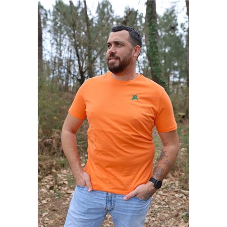 Kortærmet T-Shirt Til Herre Le Pairon Bécassier 2025 - Orange