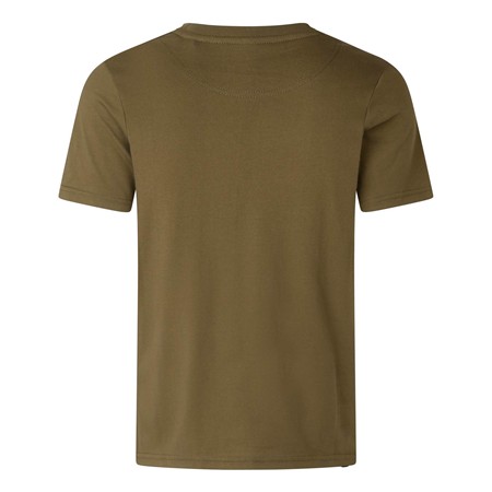 KORTÆRMET T-SHIRT TIL HERRE SEELAND DICTIONARY - MILITÆR OLIVEN
