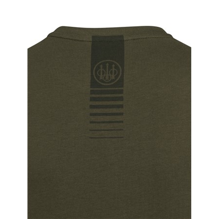 KORTÆRMET T-SHIRT TIL MÆND BERETTA CRESTA - MØRK OLIVEN