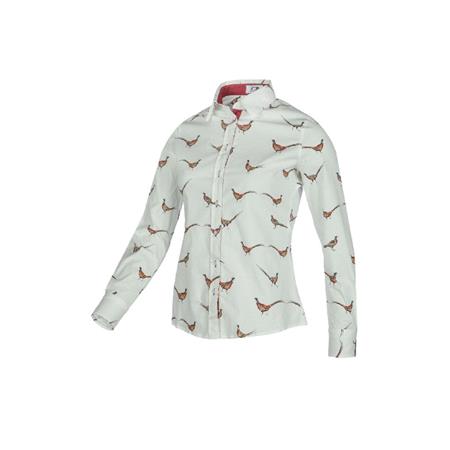 Koszula Damska Z Długim Rękawem Baleno Laura - Motyw Bażanta
