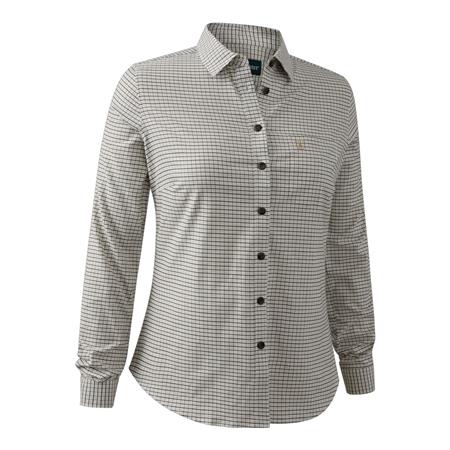 Koszula Damska Z Długim Rękawem Deerhunter Lady Sara - Zielony/Beżowy