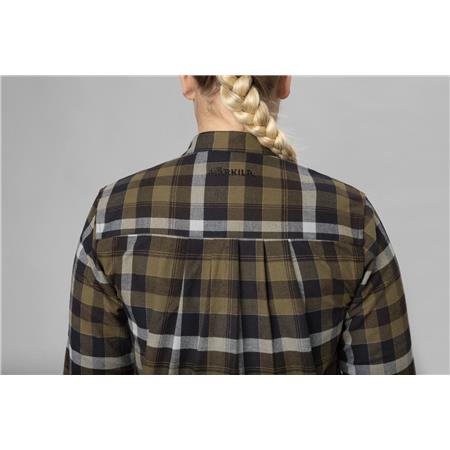 KOSZULA DAMSKA Z DŁUGIM RĘKAWEM HARKILA SIGRID L/S - ZIELONY/PHANTOM