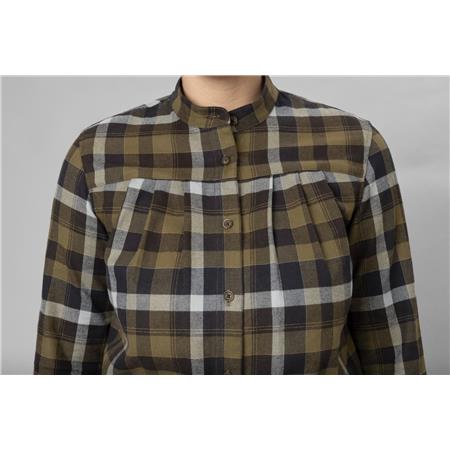 KOSZULA DAMSKA Z DŁUGIM RĘKAWEM HARKILA SIGRID L/S - ZIELONY/PHANTOM