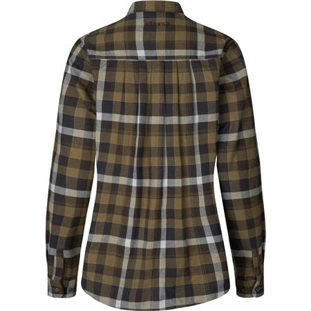 KOSZULA DAMSKA Z DŁUGIM RĘKAWEM HARKILA SIGRID L/S - ZIELONY/PHANTOM