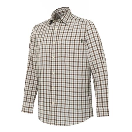 Koszula Męska Z Długim Rękawem Beretta Bryggen - Szary/Brązowy