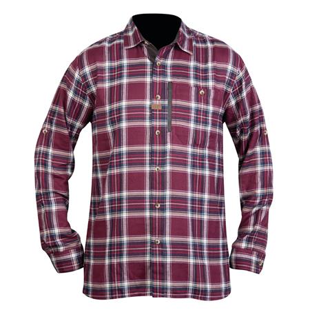 Koszula Męska Z Długim Rękawem Hart Gifu - Czerwony