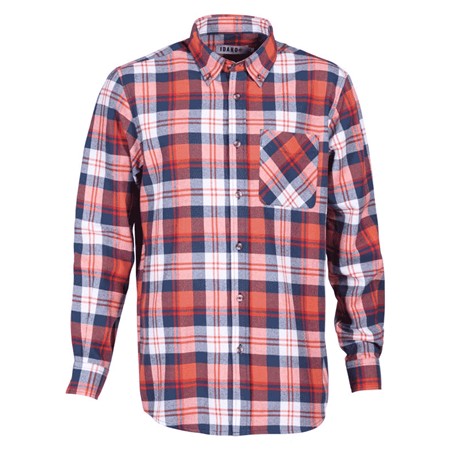 Koszula Męska Z Długim Rękawem Idaho Gordes - Granatowy/Czerwony