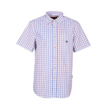 Koszule Męskie Z Krótkim Rękawem Idaho Road - Niebieski/Czerwony