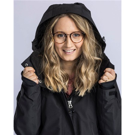 KURTKA DAMSKA PINEWOOD RAIN PARKA - CZARNY