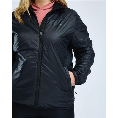 KURTKA DAMSKA PINEWOOD WOOL INSULATED MIDLAYER - CZARNY