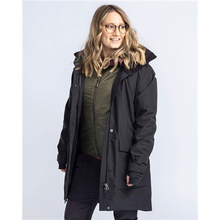 KURTKA DAMSKA PINEWOOD WOOL INSULATED MIDLAYER - ZIELEŃ MCHU