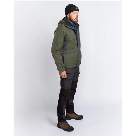 KURTKA MĘSKA PINEWOOD DOG SPORTS 2.0 - ZIELONY/CZARNY