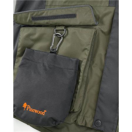 KURTKA MĘSKA PINEWOOD DOG SPORTS 2.0 - ZIELONY/CZARNY