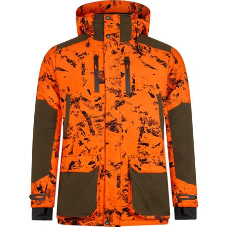 Kurtka Męska Seeland Helt Shield Jacket - Camo Pomarańczowy
