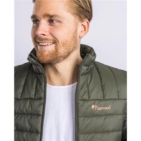 KURTKA PUCHOWA MĘSKA PINEWOOD ABISKO INSULATION LITE - ZIELONY