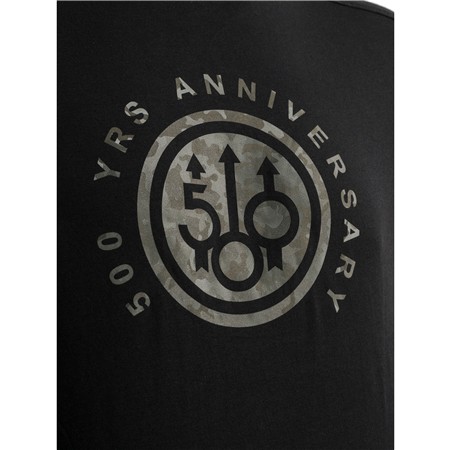 KURZÄRMELIGES HERREN-T-SHIRT BERETTA LIMITIERTE EDITION 500 JAHRE BIG CAMO LOGO - SCHWARZ