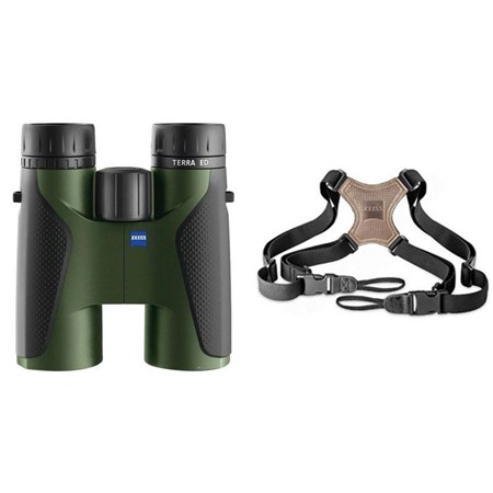 ΚΥΆΛΙΑ 10X42 ZEISS TERRA ED T* ΜΑΎΡΟ/ΠΡΆΣΙΝΟ
