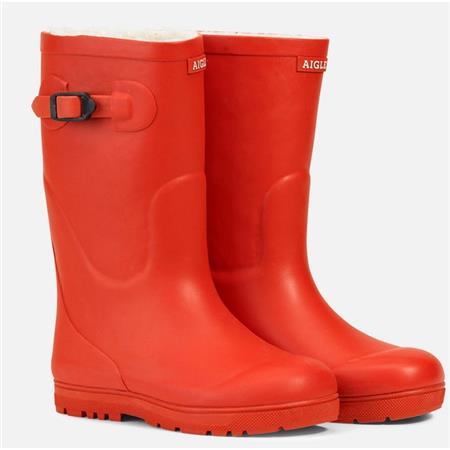 LAARZEN JUNIOR AIGLE WOODY POP FUR - CERISE