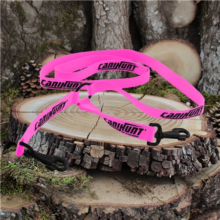 LAISSE CANIHUNT COUPLEUR PLATE AVEC COUPLEUR INTÉGRÉ 30 CM HUNTER SÉRIE ROSE 2026