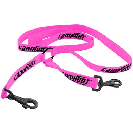 LAISSE CANIHUNT COUPLEUR PLATE AVEC COUPLEUR INTÉGRÉ 30 CM HUNTER SÉRIE ROSE 2026