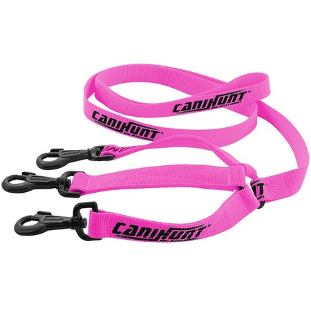 Laisse Canihunt Tripleur Plate Avec Tripleur Intégré 30Cm Hunter Série Rose 2026