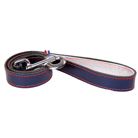 Laisse Cuir Dakota Martin Sellier - Bleu