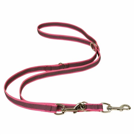 Laisse Difac Color Gomme Multipositions - Rose