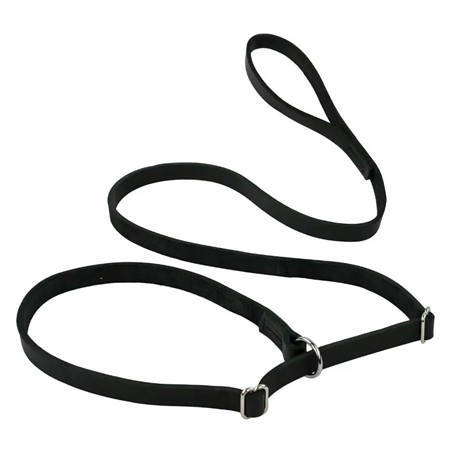Laisse Difac Lasso Cuir Soft Line - Noir