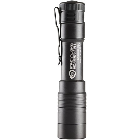 LAMPE TORCHE STREAMLIGHT MEGASTREAM USB + BATTERIE + CABLE USB + ETUI