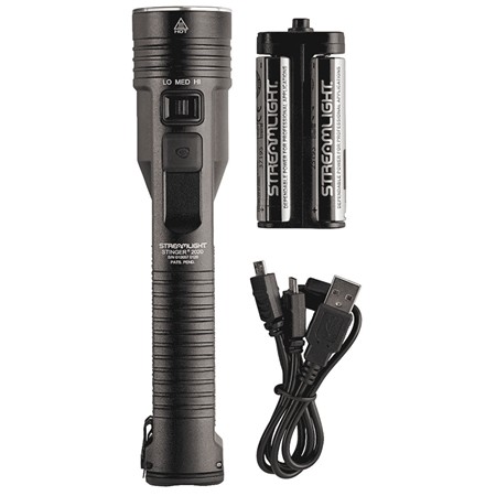 LAMPE TORCHE STREAMLIGHT STINGER 2020 NOIRE SANS CHARGEUR