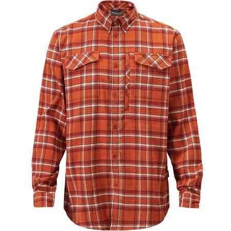 Langærmede Herreskjorter Pinewood Abisko Hiking Flannel - Brændt Orange