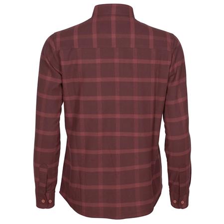 LANGÆRMET DAMESSKJORTE PINEWOOD VÄRNAMO FLANNEL W - BORDEAUX