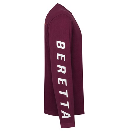 LANGÆRMET HERRE-T-SHIRT BERETTA BERETTA TEAM LS - CORDOVAN SPIRIT
