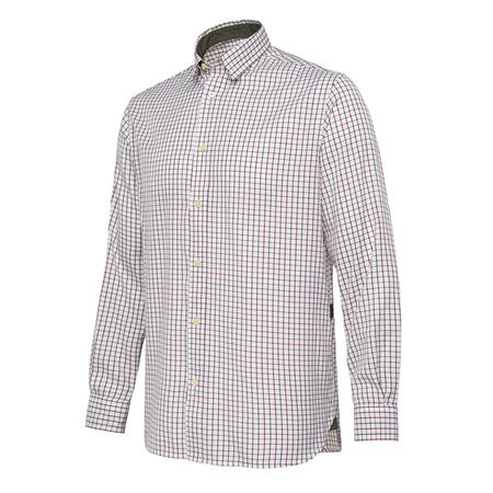 Langærmet Herreskjorte Beretta Charlow Ls - Hvid/Grøn