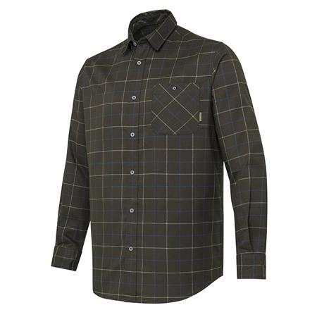 Langærmet Herreskjorte Beretta Jargo Stretch - Brun/Salvie