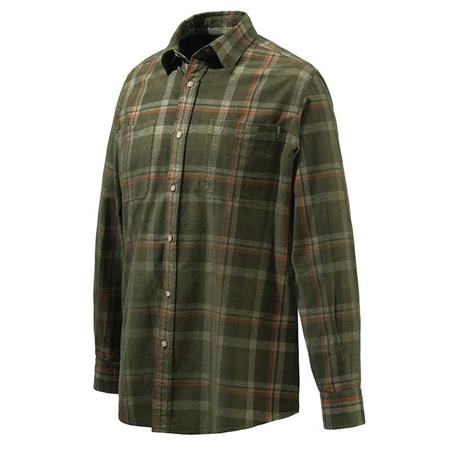 Langærmet Herreskjorte Beretta Manchester Corduroy Shirt - Grøn/Orange