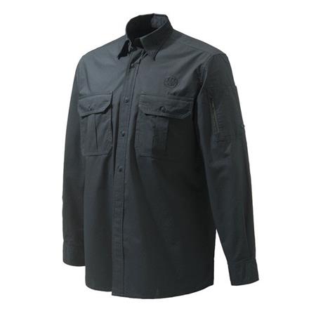 Langærmet Herreskjorte Beretta Mortirolo Shirt Long Sleeves - Sort