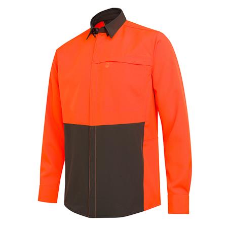 Langærmet Herreskjorte Beretta Thorn Resistant - Brun/Orange